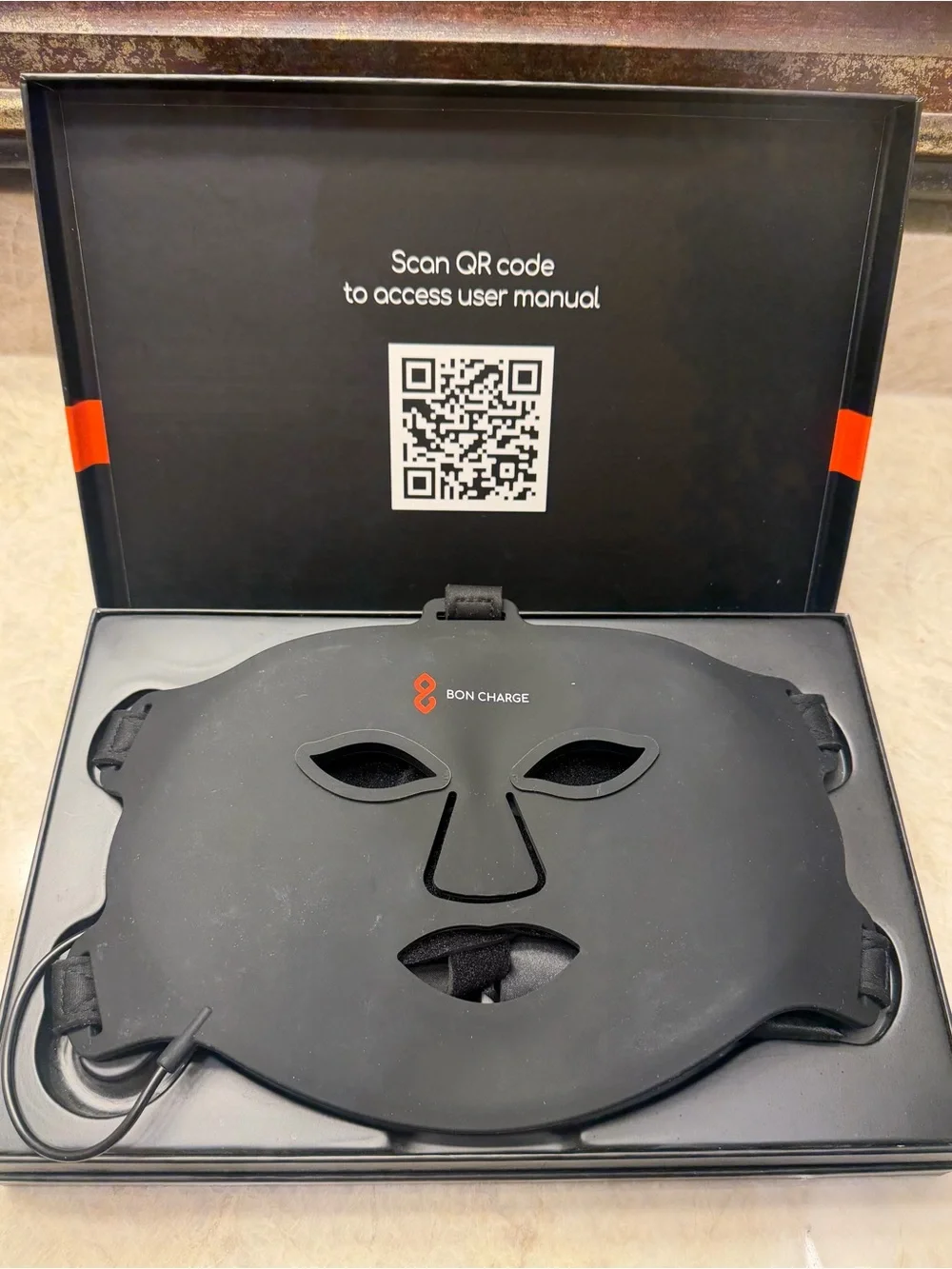 Black LED Facial Mask for Home Skincare